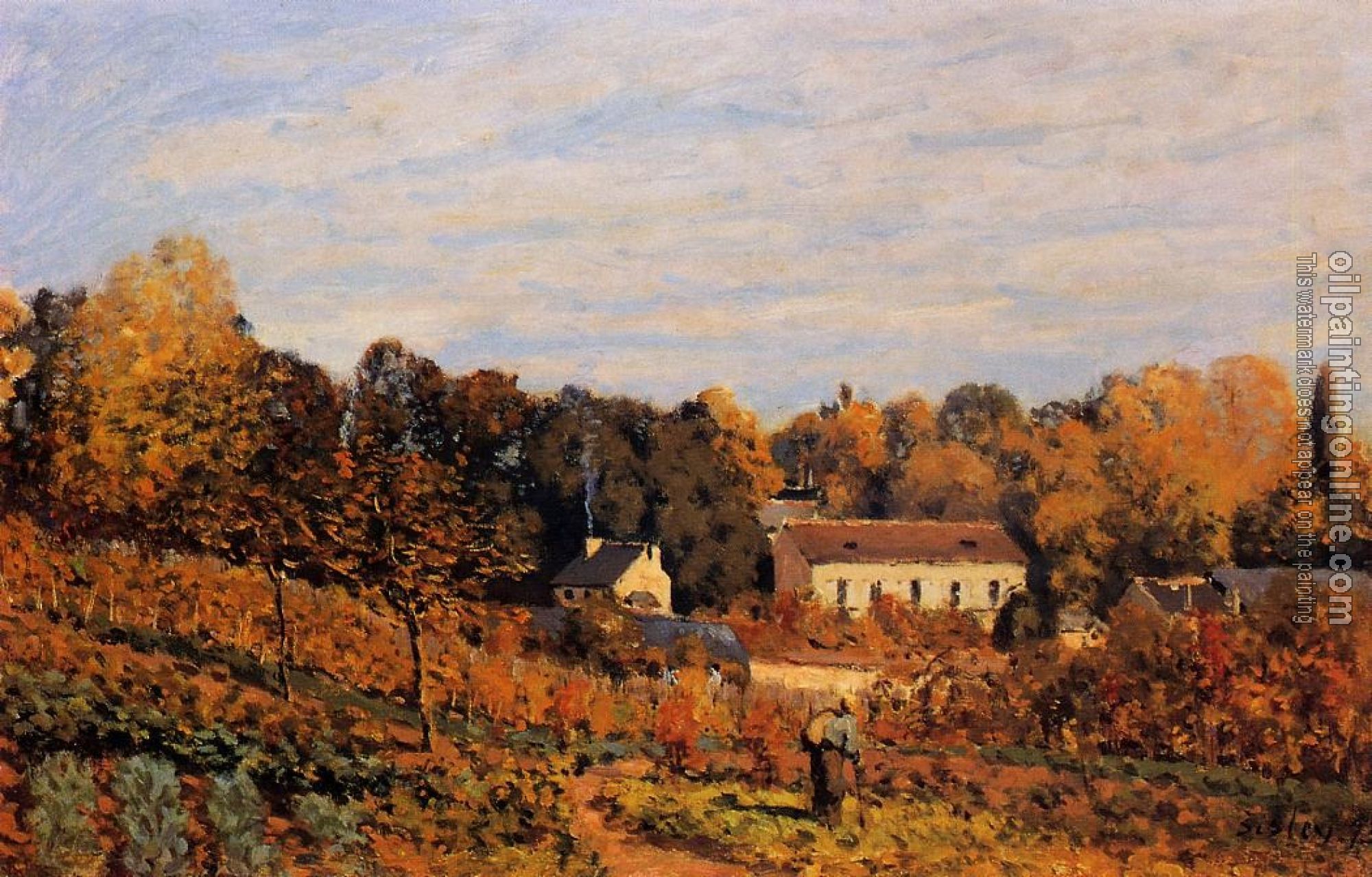 Sisley, Alfred - Kitchen Garden at Louveciennes